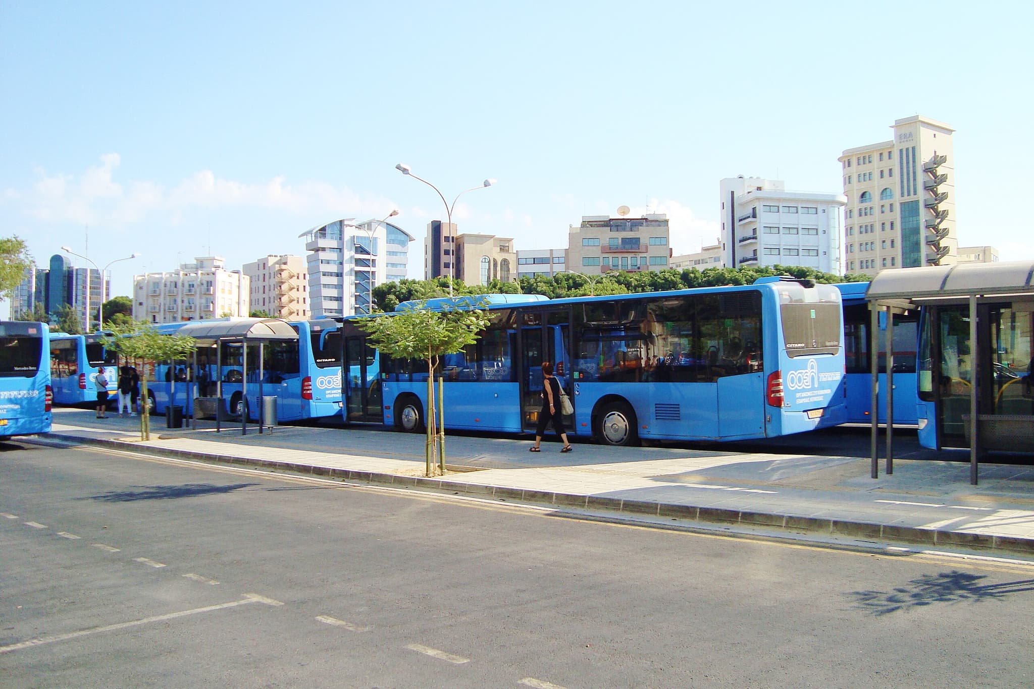 Nicosia_public_blue_buses_in_Solomos_Square_station_Republic_of_Cyprus